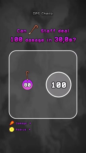 Can Staff Deal 100 Damage in 30 Seconds?