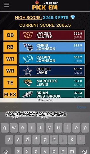 Day 1 😤#nflperrypickem #shorts