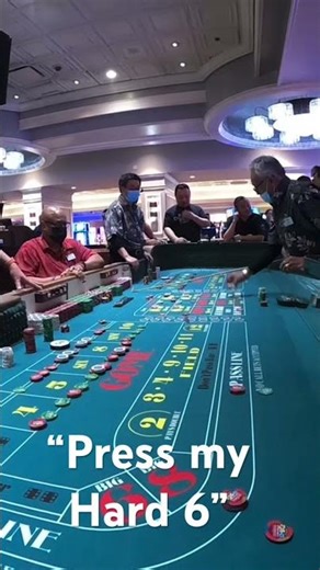 Now here's how to press your hardways on the craps table!
