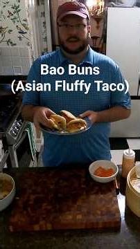 Simple Homemade Bao Buns (Asian Taco-like Fluffy Buns)