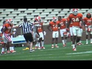 Clemson Football Spring Practice April 2