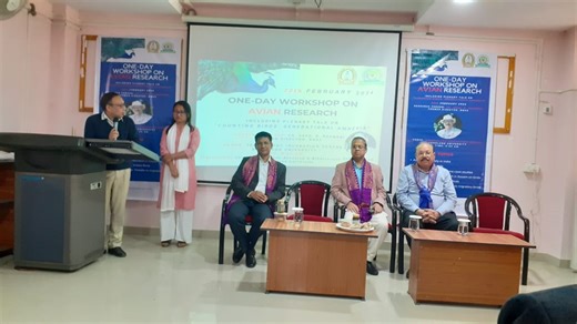 Centre for Wildlife Research & Biodiversity Conservation organized a workshop on avian research at Bodoland University
