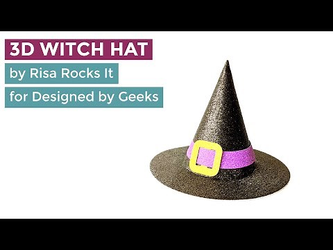 3D Witch Hat Assembly Tutorial