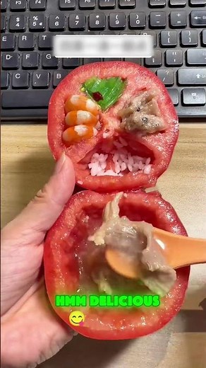 Wow! Today’s tomato bento even comes with soup! 🍅🍱🥣✨#funny #shorts #food