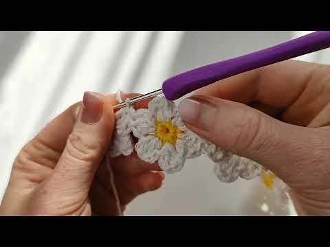 How to Crochet Daisy Chain Bookmark