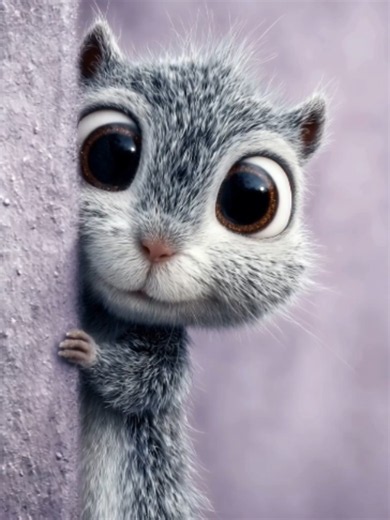 Live Wallpaper | Silly Mode: Activated #silly #greysquirrel #livewallpaper #tongueout #teasing #cartoonstyle #cuteanimals #peekaboo #funnyanimals #phonewallpaper