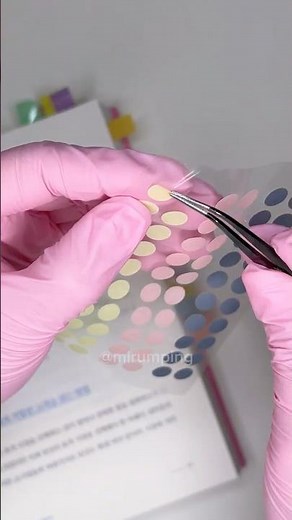 【ASMR】 다이소 견출지 인덱스로 활용하기