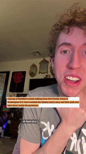 Monks' Unique Walking Path for Peace in Atlanta