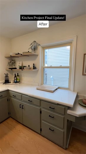 Jenny | Radio Personality & Travel Blogger | Kitchen Project Complete! Here’s everything I did from start to finish: 1. Used a marble epoxy kit to redo the countertops 2. Painted the... | Instagram