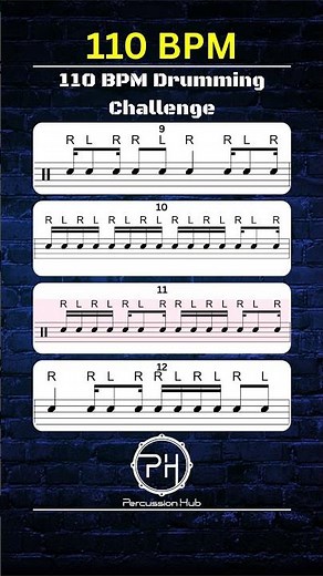 The 110 BPM Sticking Test: Can You Keep Up? (Advanced Drummers Only)