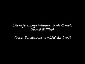 Disney's Large Wooden Junk Crash Sound Effect