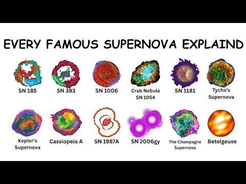 Every Famous Supernova in History