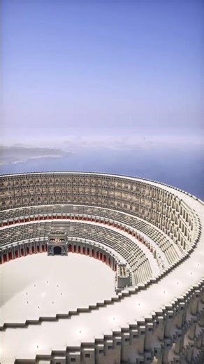 I Built a Giant Roman Arena in Minecraft! 💀🔥