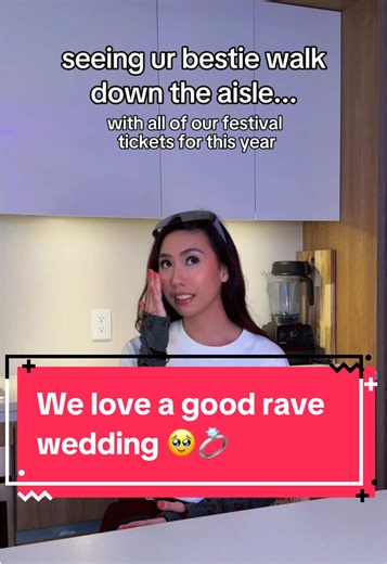 So proud of her..... of US 🥹😭 #ravewedding #festivaltickets #ravers #rave #ravetiktok