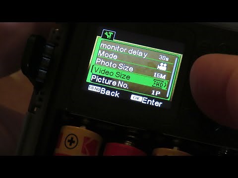 Victure HC100 Mini Wildlife Camera setup screen step through