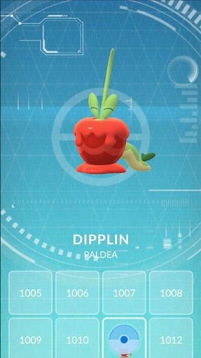 Evolving Applin into Dipplin using Syrupy Apple in Pokemon Go! #pokemon #pokemongo #applin #dragon