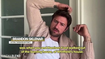 I Asked Brandon Sklenar What It Was Like Walking Out Of A Burning Building With Harrison Ford, I...