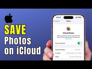 How To SAVE ALL PHOTOS TO ICLOUD | iCloud Photo Backup Guide 2026