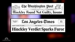 The Hinckley verdict outraged many. But, surprisingly, not the president… More tonight on an all-new Dateline at 10/9c. | Dateline NBC