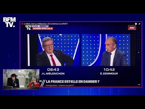 Revivez le débat entre Jean-Luc Mélenchon et Éric Zemmour sur Twitch