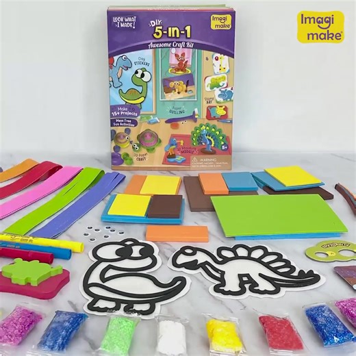 An Ultimate Craft Kit for your kids : 15+ projects across 5 awesome...