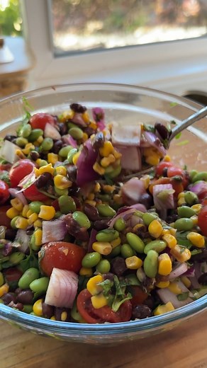 126K views · 1.5K reactions | Edamame Salad Recipe | Plant-Based on a Budget | Facebook