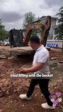 setting a massive stone block