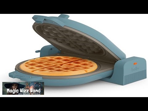 bella Flip n Store Waffle Maker EverGood Ceramic Nonstick Coating Fits anywhere