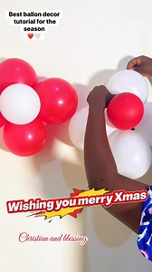 32K views · 364 reactions | The best simple balloon  deco tutorial for Christmas  you will love it #califonia #PSA #fblifesytle #Christmas | Christian and Blessing | Facebook