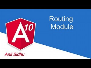 Angular tutorial # Routing Module