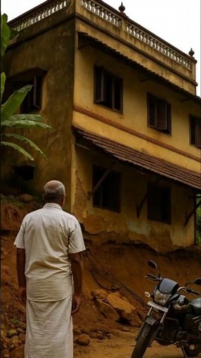 Heartbreaking: Watch a Village House Collapse in Seconds!