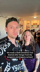 This year we made our Christmas Tree Goth themed after Vengar from the dnd 80’s cartoon! 🖤 @anastasiarolland #dungeonsanddragons #gothmas | Dicecream Sandwich