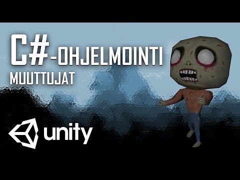 OHJELMOINTI - Opi Koodaamaan Pelejä - Unity Peliohjelmointi - C# Muuttujat