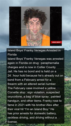 Island Boys' Franky Venegas Arrested On NYE | #news #shorts