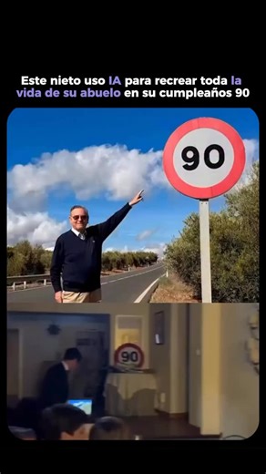 Inteligencia Artificial | Tecnología | Noticias IA on Instagram: "La inteligencia artificial está empezando a cambiar la forma en que conservamos los recuerdos, y algunos ejemplos muestran cuán profundo puede ser ese cambio. Para el cumpleaños número 90 de su abuelo, un creador usó IA para transformar décadas de fotos estáticas en escenas completamente animadas. Lo que antes eran imágenes desgastadas o recuerdos a medias cobraron vida: calles de la infancia, reuniones familiares, momentos import