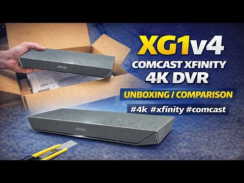 XG1v4 Comcast Xfinity 4K DVR Set Top Box Unboxing/Comparison #4k #xfinity #comcast