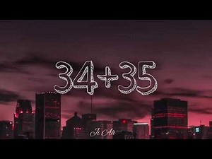 Ariana Grande - 34+35 (Clean Lyrics)