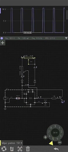 555 Timer variable frequency and on time