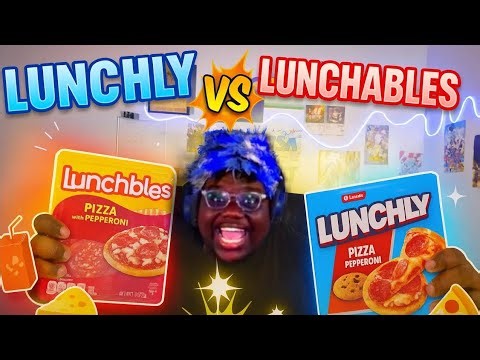 Lunchables vs Lunchly Pizza Edition! (Taste Test)