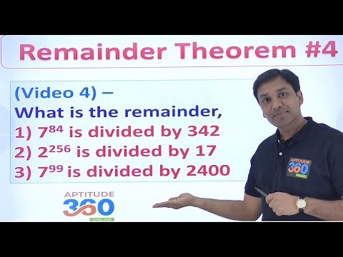 #4 Remainder Theorem (Part 4) | How to find the remainders in 5 seconds |The simplest methods