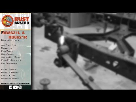 RB8621L & RB8621R - 2000 - 2006 Toyota Tundra Rear Frame Section Installation Guide