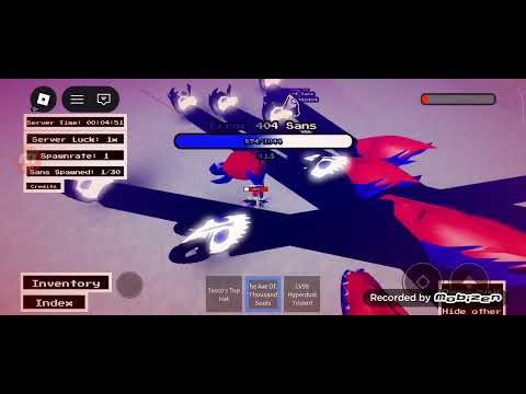 THE GOD OF MULTIVERSE (Error 404 Sans Defeat) Megaversal.rng rework