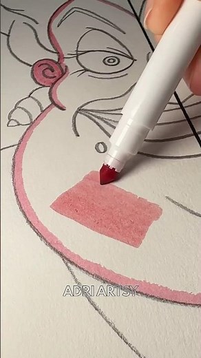 Drawing Ursula Crayola vs Posca Markers! Cheap vs Expensive! #shorts