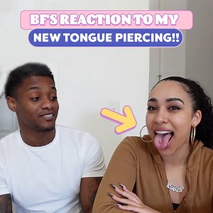 302K views · 2.6K reactions | Got My Tongue 'Pierced' To See His Reaction! | Riss & Quan | Facebook
