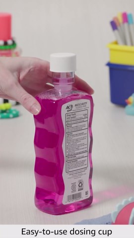 ACT Kids Anticavity Fluoride Mouthwash, Sugar & Alcohol Free Mouth Rinse Strengthens Teeth, Bubble Gum Blowout, 16.9 fl. oz.