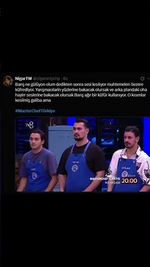 MASTERCHEF BARIŞ SEZERE KÜFÜR MÜ ETTİ?