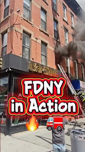 ￼New York’s #FDNY #Bravest, battling flames with grit and grace. ‪@OfficialFDNY‬ #Heroes #Bravery