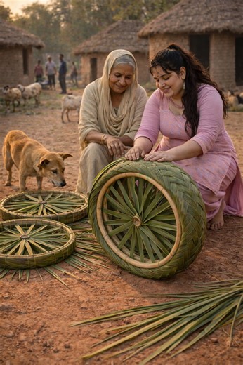 Watch how skilled village artisans carefully build a beautiful vehicle using bamboo leaves and natural materials. From weaving each piece by hand to shaping the final structure, this short video shows creativity, patience, and traditional craftsmanship coming to life. #BambooCraft #Handmade #VillageLife #TraditionalCraft #DIY #CreativeBuilding #Shorts | Mst Fatema Khatun