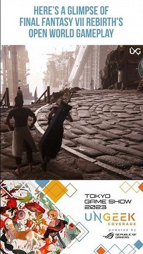 Final Fantasy VII Rebirth Open Word Gameplay at #TGS2023