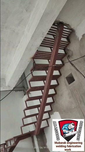 Mubarak engineering welding fabrication work MS step ladder 🪜 📞 8088051177😎